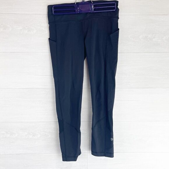 Lululemon Pace Rival Crop Full-On Luxtreme 22" Mid-Rise Leggings - Picture 1 of 12